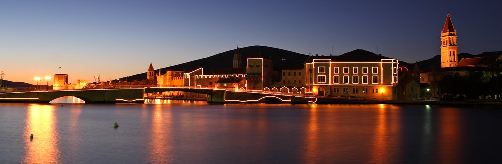 Trogir by night