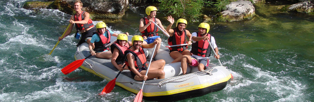 Rafting on Cetina river