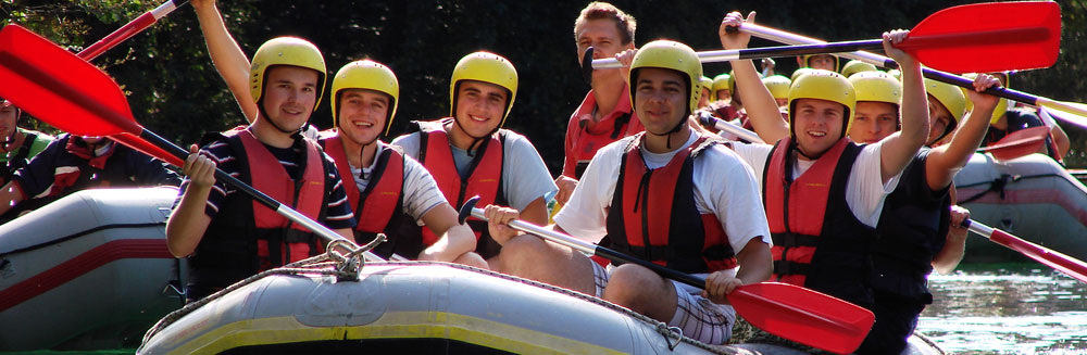 Rafting on Cetina river