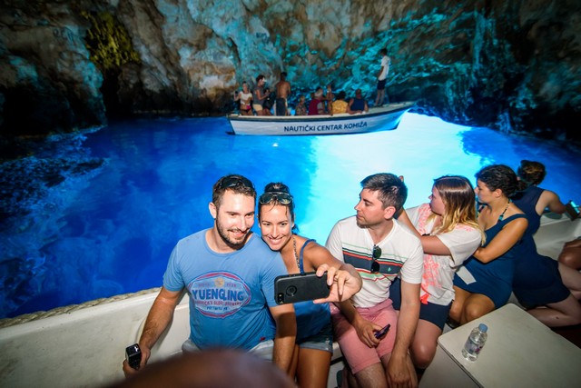 Our group in Blue Cave